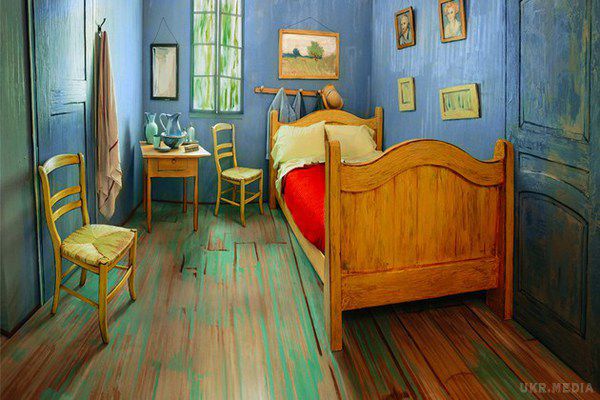 Створений нтер'єр з картини Ван Гога. На сервісі короткострокової оренди нерухомості Airbnb з'явилася пропозиція переночувати в кімнаті, яка в деталях відтворює інтер'єр з картини художника Вінсента Ван Гога "Спальня в Арлі"