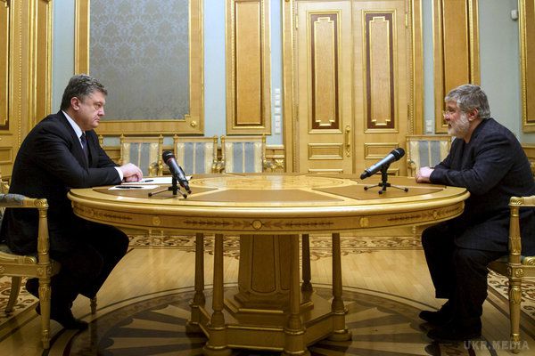У Порошенка розповіли, про що він говорив з Коломойським. В Адміністрації президента заперечують факт візиту олігарха 21 лютого.