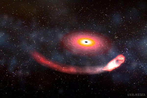 Виявлена чорна діра, яка "видуває" вітер майже зі швидкістю світла. Чорна діра розташована в одній із галактик у сузір.
