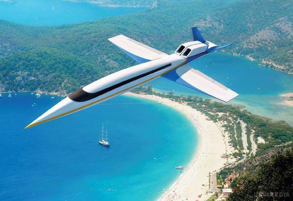 Надзвуковий пассажарский авіалайнер зможе літати зі швидкістю 2160 км/год. Планується, що пасажири зможуть користуватися цим літаком до початку 2020-х років.
