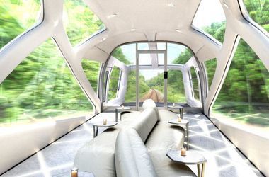 Японці створили "невидимий" поїзд (фото). Транспорт буде будувати компанія Hitachi.