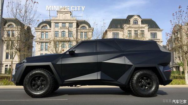 Китайці створили брутальний позашляховик (фото). Зовнішній вигляд цього автомобіля нагадує стелс-винищувачі.