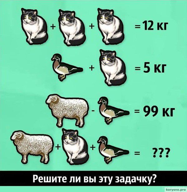 Школярі вирішують цю задачку на раз-два. А ви впораєтеся?. Спите? Тоді прокидайтеся! Ось задачка, яка вже тиждень бродить по просторах Facebook і, треба сказати, залишає за собою суперечливі результати. 