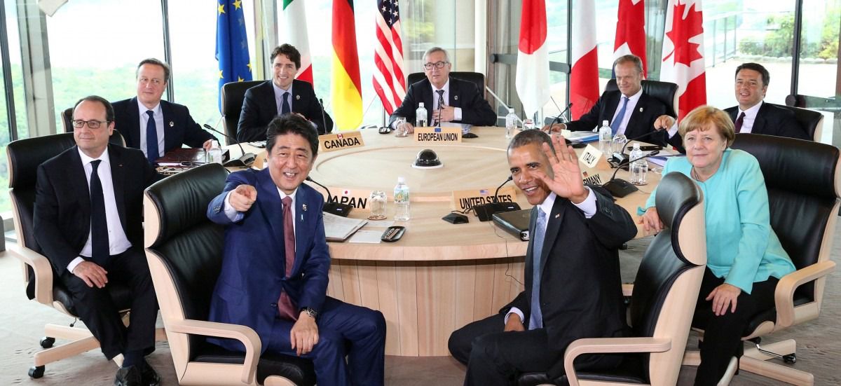 Лідери "Великої сімки" почали дводенні переговори. Лідери групи промислово розвинених країн (G7) почали 26 травня в Японії дводенні переговори.
