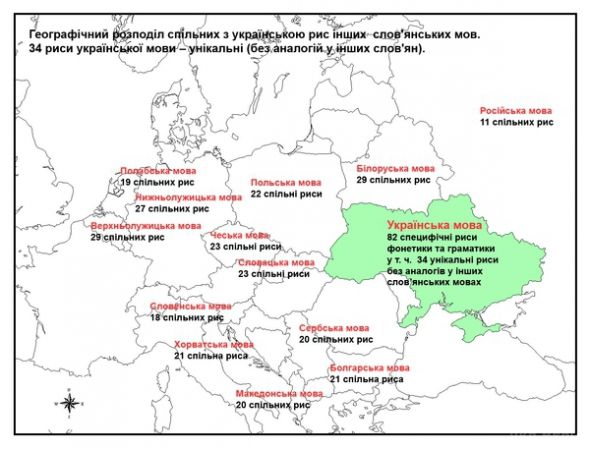 Які європейські мови найближчі між собою. Найменша в Європі лексична розбіжність - між сербською та хорватською, а також між данською та норвезькою - менше 5%.