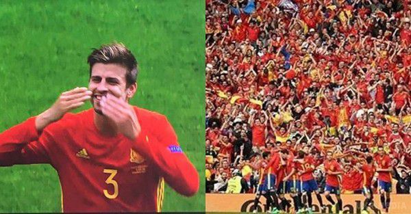Євро 2016: Шакіра показала, як син вболіває за батька на чемпіонаті. 13 червня в рамках чемпіонату з футболу Євро 2016 відбувся матч Іспанія – Чехія.