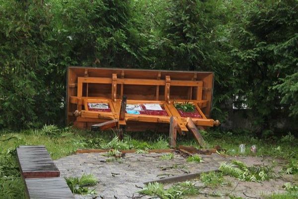 Шквали у Львівській області: величезне дерево розчавило легковик (фото). Негода повним ходом пройшлася і по Львівській області, де в деяких районах сильний вітер ламав дерева та зривав дахи будинків.