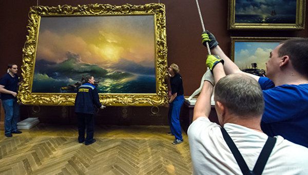 Окупанти вивезли з Криму до Москви 38 картин Айвазовського. Шедеври пробудуть "на виставці" цілий рік.
