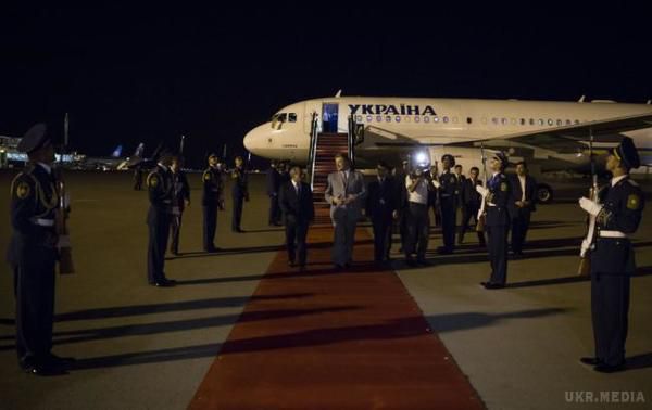 Порошенко розпочав візит до Азербайджану. Президент Петро Порошенко розпочав офіційний візит до Азербайджану.