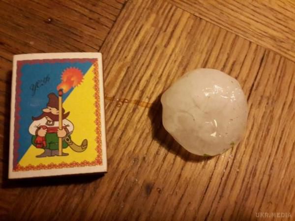 Сумська  область оговтується від аномально великого граду (фото)