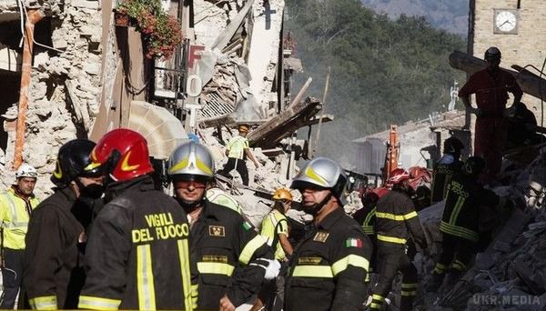 Число жертв землетрусу в Італії знову зросла. Кількість загиблих під час землетрусу в Італії зросла до 284 осіб.