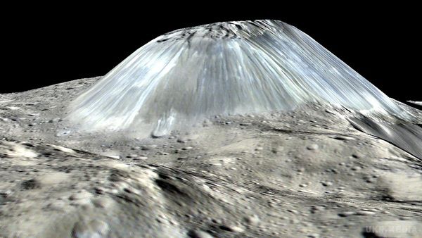 Вчені довели наявність вулканів на Церері (відео). Гора Ахуна Монс є криовулканом.