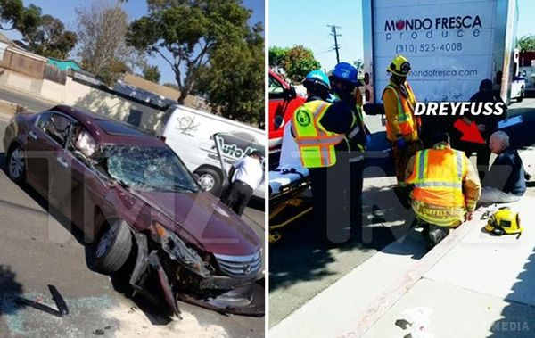 Лауреат "Оскара" Дрейфус потрапив в автоаварію (фото). Річард Дрейфус розбив машину, врізавшись у вантажівку.