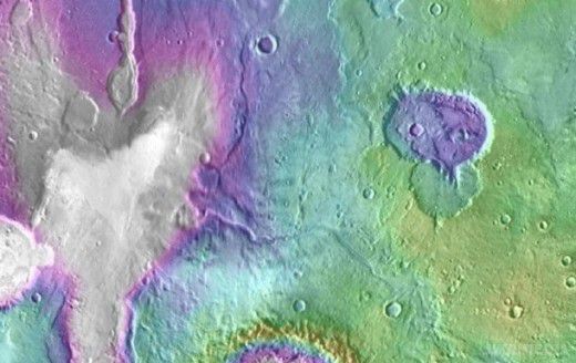 На Марсі виявили "свіжі" озера. На думку вчених, на Червоній планеті існувало безліч озер і річок.