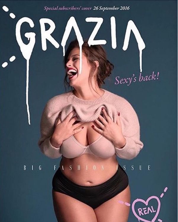 Модель plus-size Ешлі Грем  знялася в пікантній фотосесії.  Пишнотіла дівчина пропагує бодипозитив – прийняття свого тіла таким, яким воно є.