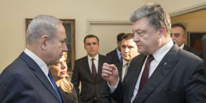Президент України домовився про пожвавлення економічних зв'язків з Ізраїлем.  Петро Порошенко зустрівся із прем'єр-міністром Держави Ізраїль Беньяміном Нетаньягу.