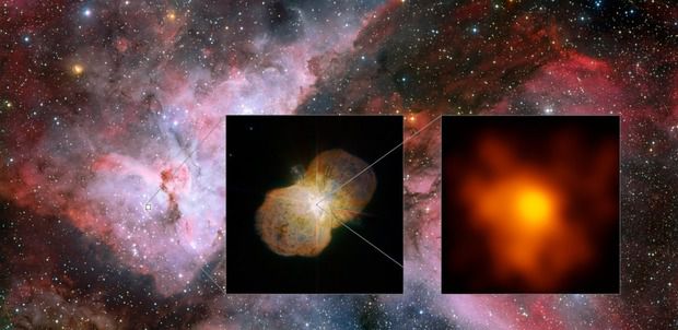 Вчені отримали нові фото зірки, здатної знищити життя на нашій планеті. (фото). Ета Кіля - ім*я зірки, здатної вбити Землю