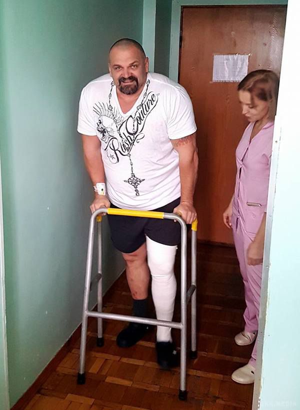 Вірастюк пережив складну операцію. Український богатир лежить в інституті травматології