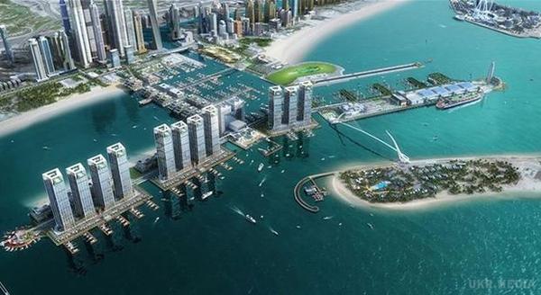 Неймовірно, але факт: у Дубаї побудують розкішний туристичний комплекс. Черговий архітектурний шедевр з'явиться в Дубаї. Влада країни оголосила про початок будівництва прибережного комплексу Dubai Harbour.