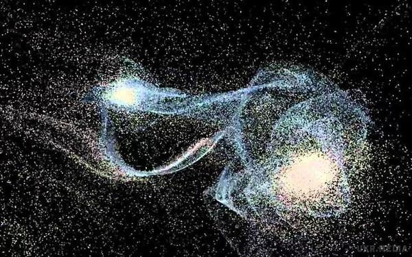 Землю знищить радіаційний вогонь. Чумацький Шлях не зможе розминутися з туманністю Андромеди через 4 млрд років. Галактики мчать назустріч один одному зі швидкістю 140 км/с.