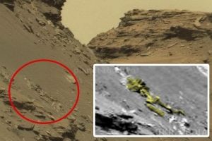 Шокуючі фото з Марса. На Червоній планеті виявлений скелет триметровий