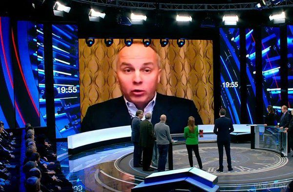 Запухлий і переляканий Шуфрич мав сольний виступ на кремлівському телешоу (фото). Українська влада винна в ескалації конфлікту на Донбасі