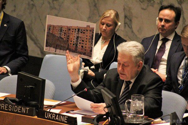 Єльченко в РБ ООН показав фото вбитого українського солдата: "Подивіться в його очі!". Постпред України в ООН Володимир Єльченко.