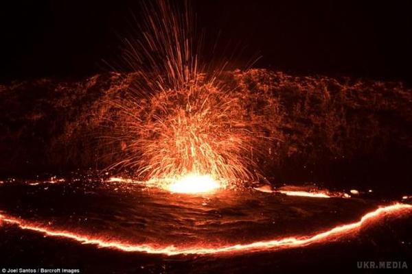 "Ворота в пекло": У NASA зафіксували момент різкого виверження вулкана (фото). Вчені NASA продемонстрували різку активізацію ефіопського вулкана Ерта 