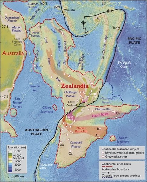 Вчені знайшли втрачений сьомий континент. Геологи виявили сьомий континент на території Нової Зеландії та Нової Каледонії.