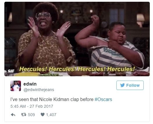 Оплески Кідман на Оскарі стали мемом. Австралійська актриса не перемогла в номінації, проте змогла прикувати до себе погляди всіх