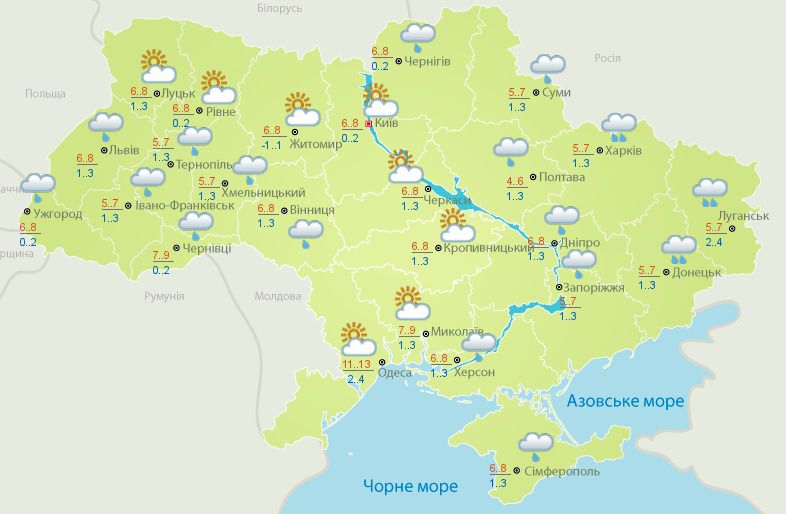  Прогноз погоди в Україні на сьогодні 20 березня 2017: переважно дощі. По всій Україні синоптики обіцяють переважно дощі, місцями без опадів.