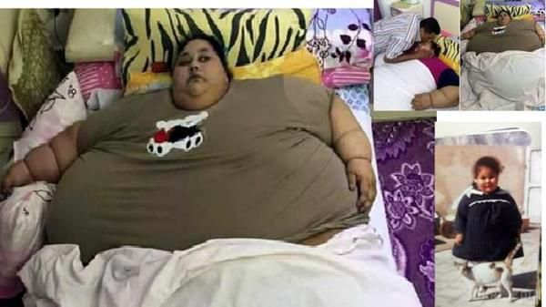 Найтовстіша жінка планети вже позбулася 140 кг. Єгиптянка Іман Ахмад Абдулаті, яка зовсім недавно була найтовстішою жінкою в світі, скинула за п'ять тижнів перебування в індійській клініці 140 кілограмів. 