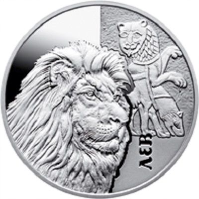 НБУ випустив монету із зображенням лева. Монета присвячена втіленню лева на пам'ятках культури Київської Русі.