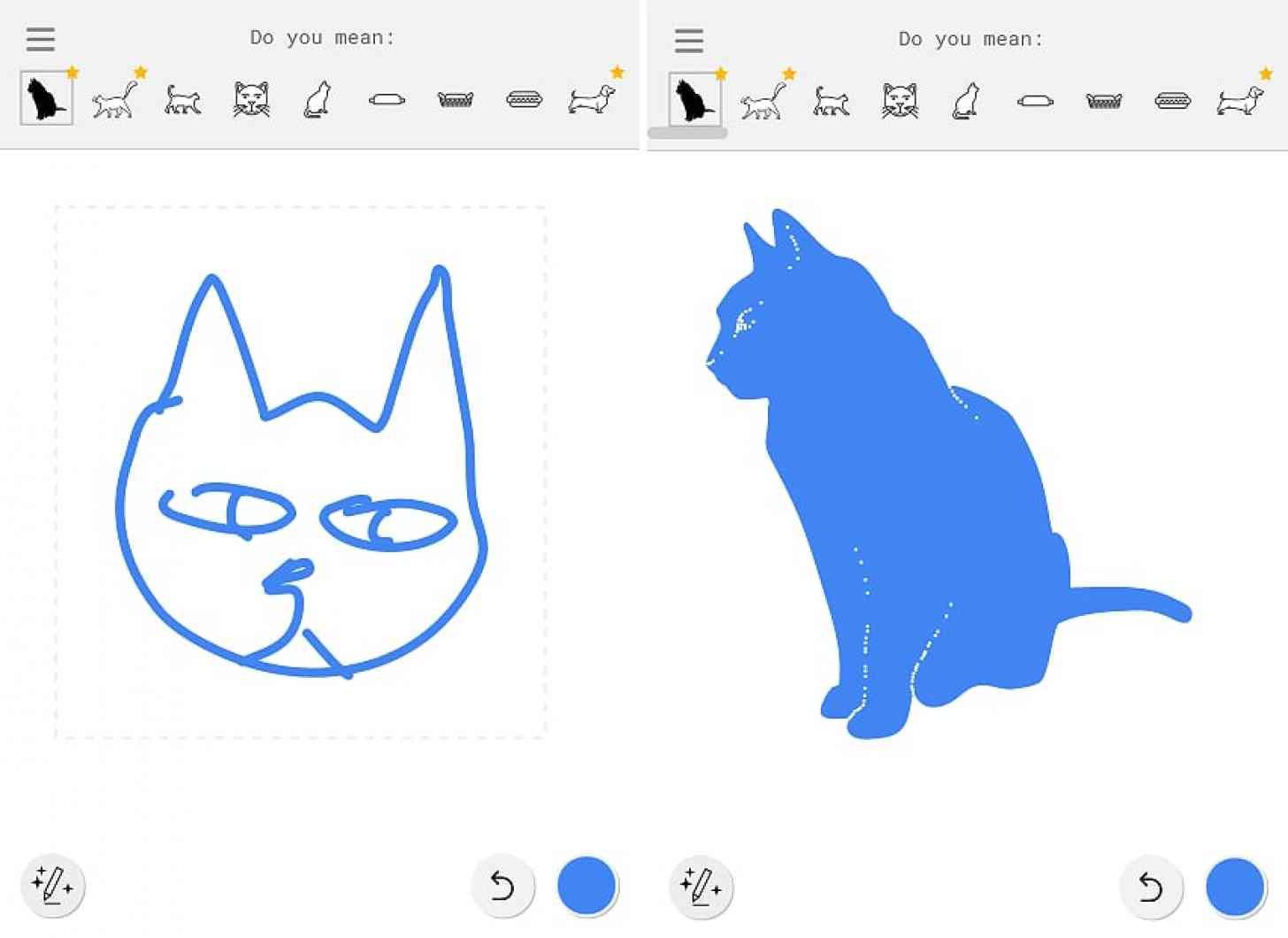 Нова програма Google перетворює ескізи у справжні малюнки. Компанія Google представила графічний редактор AutoDraw, який перемальовує начерки користувача в готові малюнки.