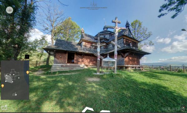 Google запустив віртуальний тур по старовинним церквам Карпат: фото. Учасники туру зможуть прослухати історію восьми старовинних дерев'яних церков, а також детально розглянути їх у форматі 360 градусів.
