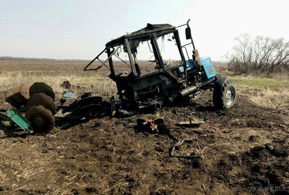 ОБСЄ надала уточнені дані про вибух трактора під окупованим Луганському. 3 загиблих, 3 поранених.