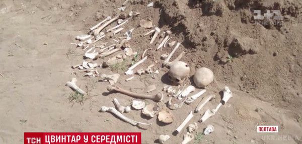 У центрі Полтави виявлено масове поховання людей. У Полтаві випадково знайшли цвинтар у кілька гектарів у самому центрі міста.