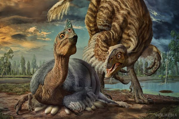 Палеонтологи відкрили новий вид гігантських пернатих динозаврів. За розрахунками вчених, зростання такого динозавра досягав восьми метрів, а вага трьох тонн