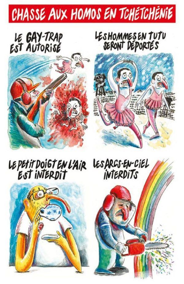 Соцмережі підірвала жорстка карикатура Charlie Hebdo на главу Чечні. Кадиров не пробачить.