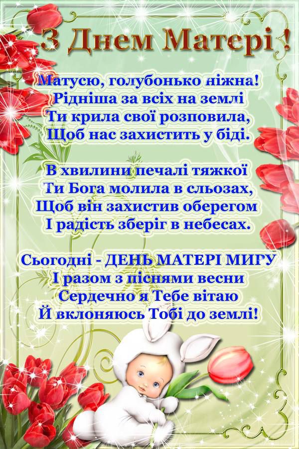 День матері 2018: кращі смс привітання українською мовою, кр ...
