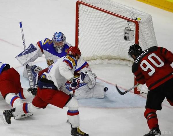 Збірна Канади розгромила росіян у півфіналі чемпіонату світу з хокею. Перемога канадської збірної - 4:2.
