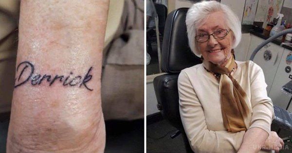 Креативна пенсіонерка: британка зробила перше татуювання у 82 роки. В тату-салон Джун Брайт відвела її внучка Наомі.