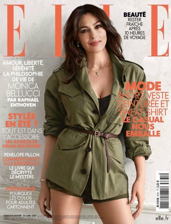 Моніка Белуччі прикрасила обкладинку нового Elle. Відома актриса Моніка Белуччі стала обличчям нового номера журналу Elle Франція.