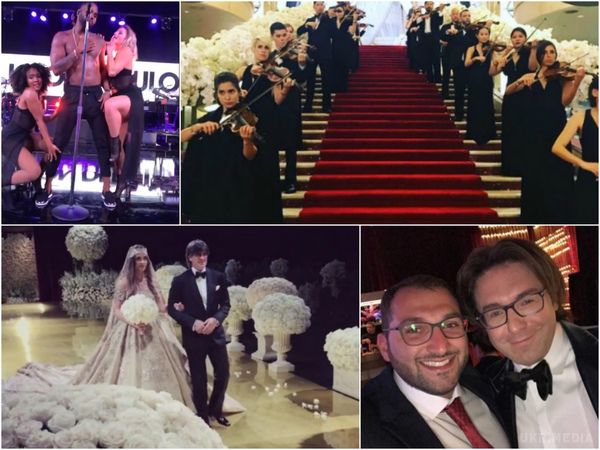Голлівуд такого ще не бачив: з'явилися унікальні кадри весілля-за 25 млн. $ !!! (фото, відео). Пока народ Вірменії загинається в бідності, "вибрані" його представники пускають мільйони на свято.