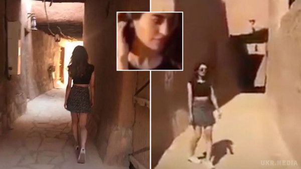 У Саудівській Аравії розшукують дівчину за прогулянку в міні-спідниці. Модель Хулуд прогулюється по території стародавнього форту Ушайкир в короткому топі і міні-спідниці.