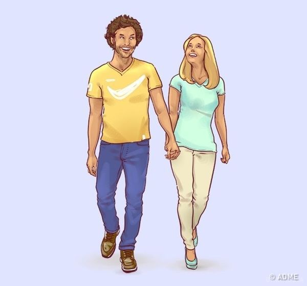 Виберіть саму щасливу пару, і ми розповімо дещо важливе про ваших відносинах. Фахівці запевняють, що можуть багато розповісти про пари, просто побачивши, як ті ведуть себе удвох, наприклад, під час прогулянки.