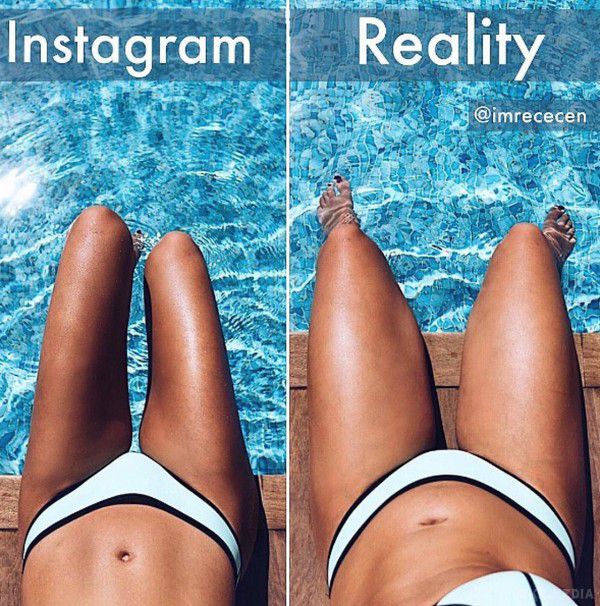 Зірка Instagram показала, що ховається за ідеальними фото на пляжі. Турецька фітнес-модель Імре Чечен показала, що вчинені тіла, які дівчата викладають в Instagram, не завжди є такими вже ідеальними насправді.