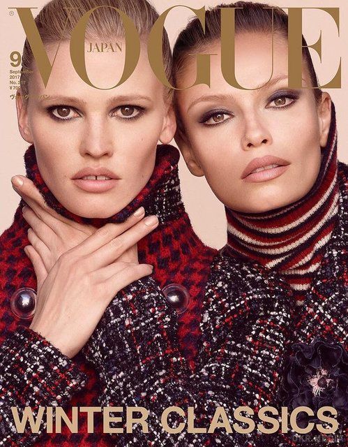 Відомі супермоделі знялися для обкладинки Vogue. Дует фотографів Луїджі Мурено і Янго Хенци спочатку зняв красунь разом, а потім кожну окремо.