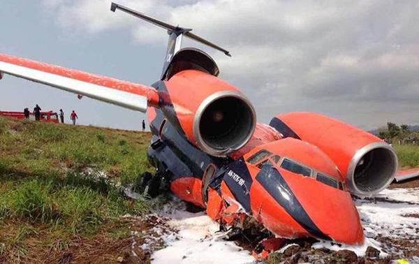 Біля берегів Африки розбився український вантажний літак, є постраждалі. За попередньою інформацією, причиною аварії було попадання птахів у двигун літака.