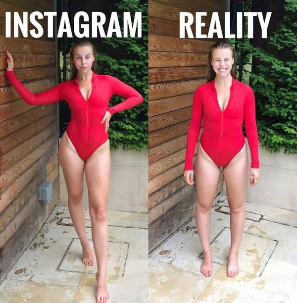 Ці знімки доводять, чому не варто заздрити ідеальним фігур з Instagram (Фото).  Більшість фотографій, які ми бачимо в інтернеті і реальний світ — дві абсолютно протилежні речі.